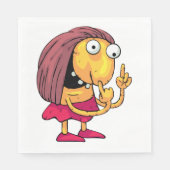 Strange Woman Paper Napkins Servet (Voorkant)