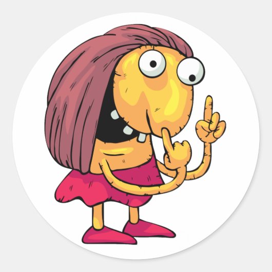 Strange Woman Stickers (Voorkant)