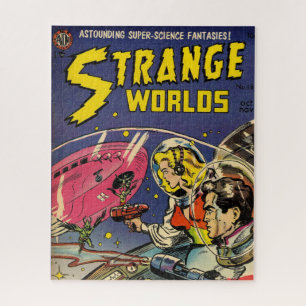 Strange Worlds  Comic Book Hoesje Legpuzzel