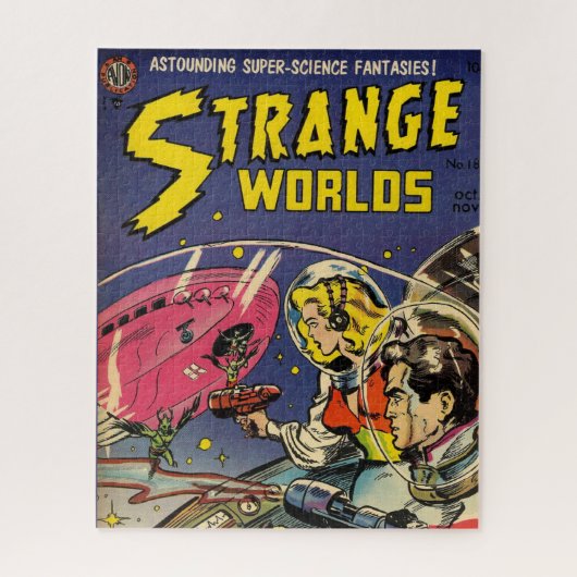 Strange Worlds Comic Book Hoesje Legpuzzel (Verticaal)