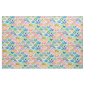 StrANGEBOW Rainbow Waterverf Fish Scale Stof (Fat Quarter)