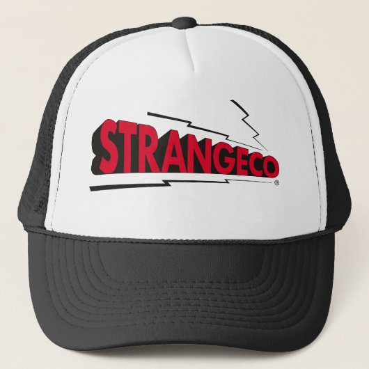 STRANGECO LOGO Trucker Hat Pet (Voorkant)