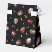 Strangeling Fairies & Butterflies (zwart) Bedankdoosjes (Achterkant)