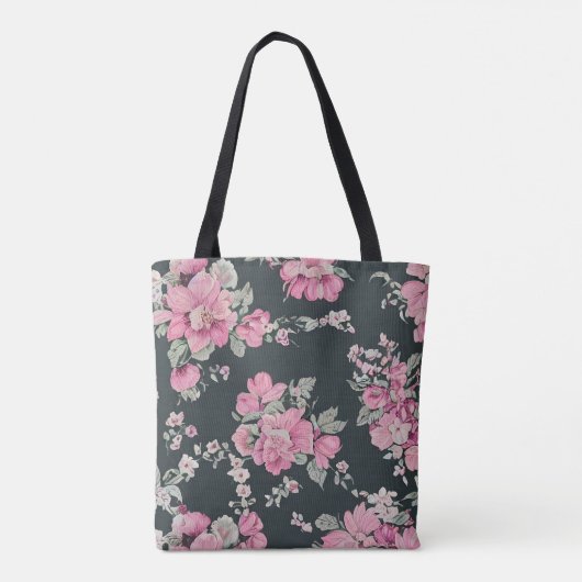 Stranger Blooms Canvas tas (Achterkant)