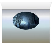 Stranger in het park in Night Fog (Binenzijde Horizontaal (Onderkant))