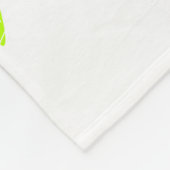 Stranger thinks quote in 80s tv show style fleece deken (Hoek)