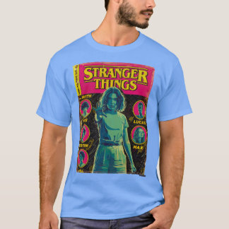 Strangerhings Groepsfoto Comic Cover grappig T-shirt