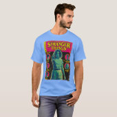 Strangerhings Groepsfoto Comic Cover grappig T-shirt (Voorkant volledig)