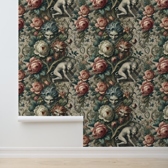 Strangers in the Park at Night beroemd gemaakt doo Behang (Applicatie)