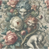 Strangers in the Park at Night – Gothic Victorian Sticker (Voorkant)