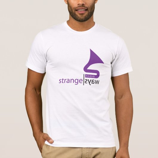 Strangeways Radio Witte t-shirt (Voorkant)