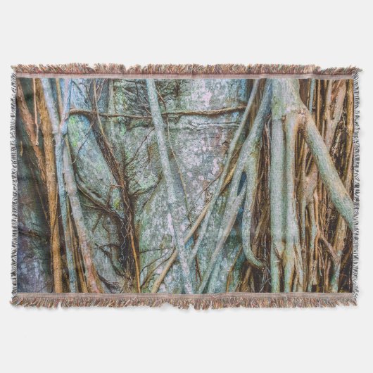 Strangler Fig Abstract Deken (Voorkant)
