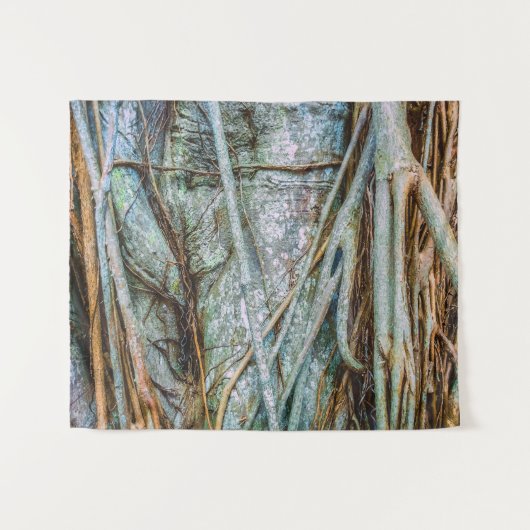 Strangler Fig Abstract Wandkleed (Voorkant (horizontaal))