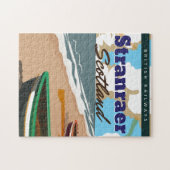 Stranraer Schotland vintage reisposter Legpuzzel (Horizontaal)