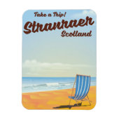 Stranraer Schotland vintage reisposter Magneet (Verticaal)