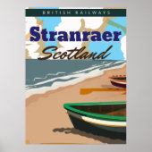 Stranraer Scotland vintage poster (Voorkant)