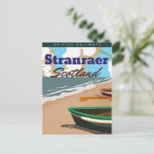 Stranraer Scotland vintage poster Briefkaart (Staand voorkant)