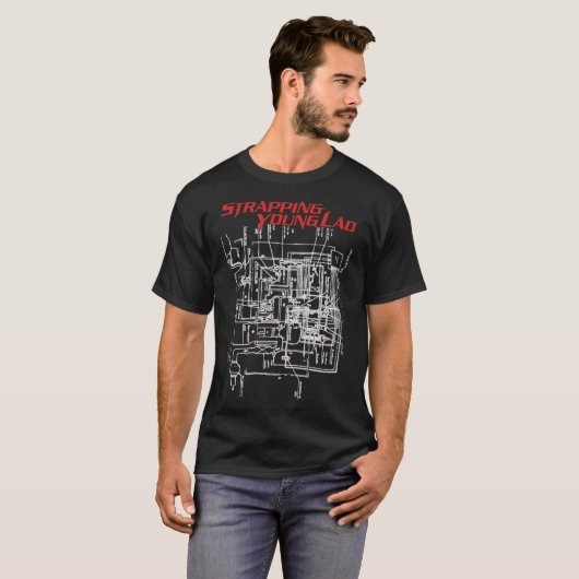 Strapping Young Lad Classic T-Shirt (Voorkant volledig)