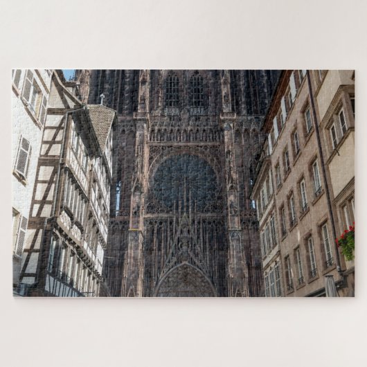 Strasbourg Alsace France Cathédrale Notre Dame de Legpuzzel (Horizontaal)