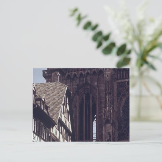 Strasbourg Cathedral Briefkaart (Staand voorkant)