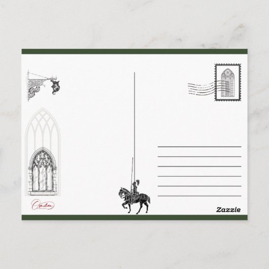 Strasbourg Cathedral Briefkaart (Achterkant)