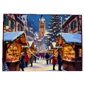 Strasbourg, France Christmas   Groot Cadeauzakje (Achterkant)