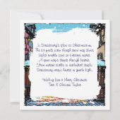 Strasbourg, France Christmas Market Personalized Feestdagenkaart (Achterkant)