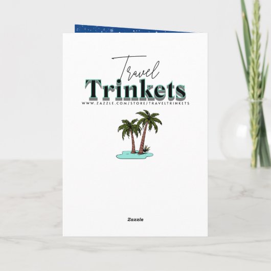 Strasbourg, France Christmas Market Personalized Kaart (Achterkant)