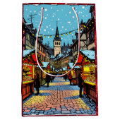Strasbourg, France Christmas   Medium Cadeauzakje (Voorkant)