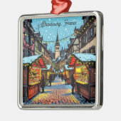 Strasbourg, France Christmas Metalen Ornament (Links)