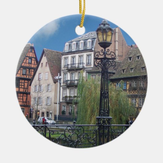 Strasbourg France Ornament (Voorkant)