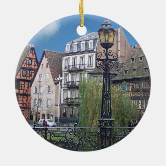 Strasbourg France Ornament (Achterkant)