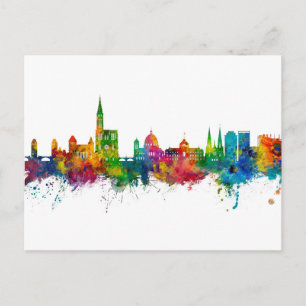 Strasbourg France Skyline Briefkaart