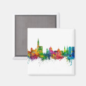 Strasbourg France Skyline Magneet (Voorkant / Achterkant)