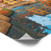 Strasbourg France Travel Art Vintage Poster (Hoek)