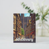 Strasbourg Frankrijk Reizen Briefkaart (Staand voorkant)