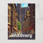Strasbourg Frankrijk Reizen Briefkaart (Voorkant)