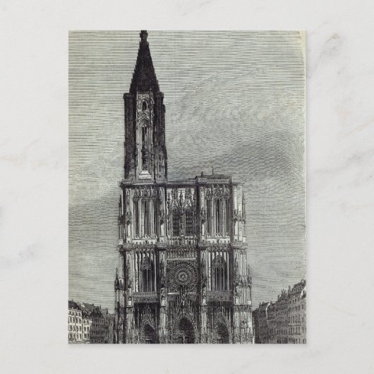 Strasburg Cathedral Briefkaart (Voorkant)