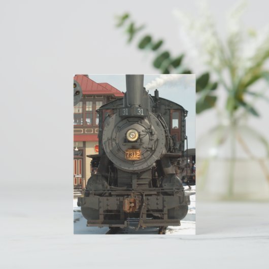 Strasburg Engine 31 Briefkaart (Staand voorkant)