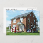 Strasburg, Pennsylvania House Briefkaart (Voorkant / Achterkant)