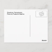 Strasburg, Pennsylvania House Briefkaart (Achterkant)