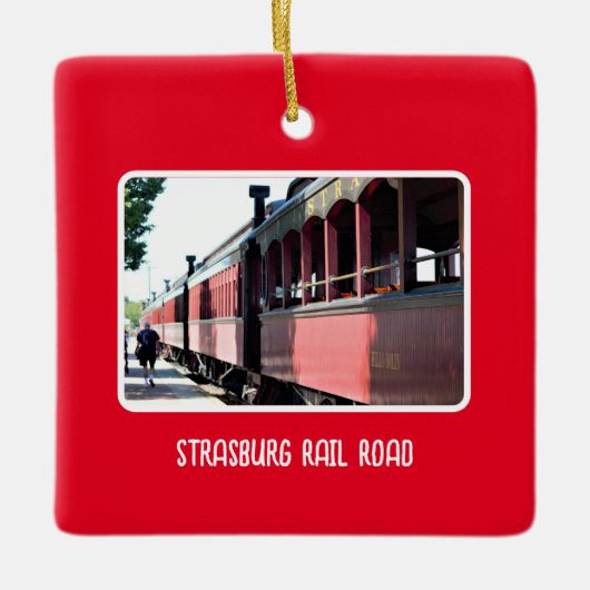 Strasburg Rail Road Train Ornament (Voorkant)