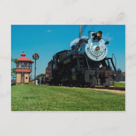 Strasburg-spoorweg #90 in J-toren Briefkaart (Voorkant)