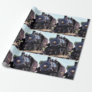 Strasburg Train Wrapping Paper Cadeaupapier