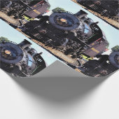 Strasburg Train Wrapping Paper Cadeaupapier (Hoek)