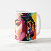 “Strasha” - Gloss Pop Collage Dream Koffiemok (Voorkant rechts)