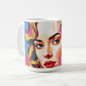 “Strasha” - Gloss Pop Collage Dream Koffiemok (Voorkant links)