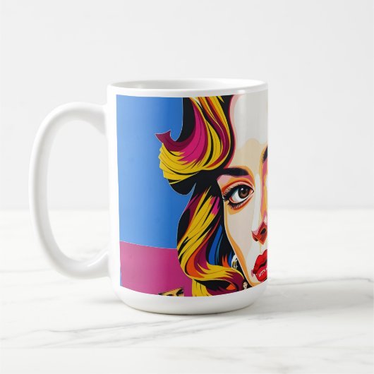 “Strasha” - Gloss Pop Collage Dream Koffiemok (Links)