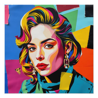 "Strasha" - Gloss Pop Collage Dream Perfect Poster