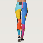 “Strasha” - Gloss Pop Collage Droom Leggings (Achterkant)
